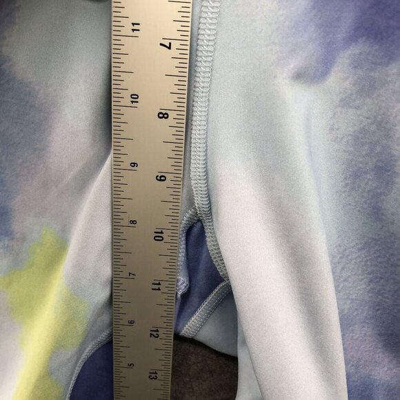 Champion Bike Shorts Womens M Blue Tie Dye Long Activewear Compression - Picture 5 of 7